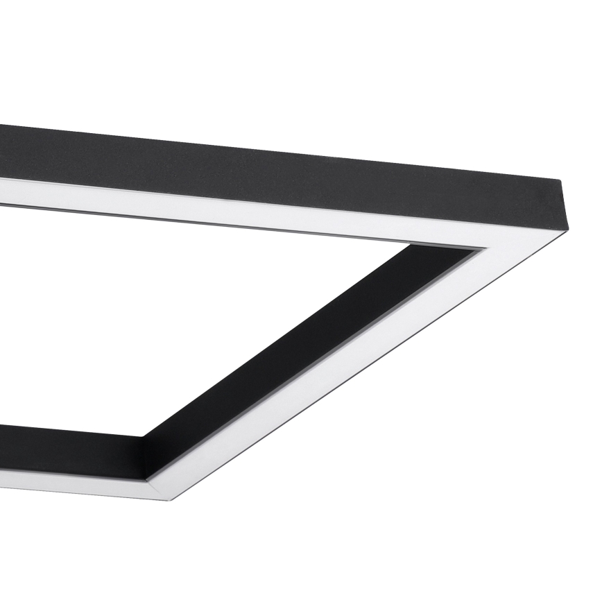 Eglo - LED Prigušiva stropna svjetiljka LED/26,2W/230V 2700-6500K crna + daljinski upravljač