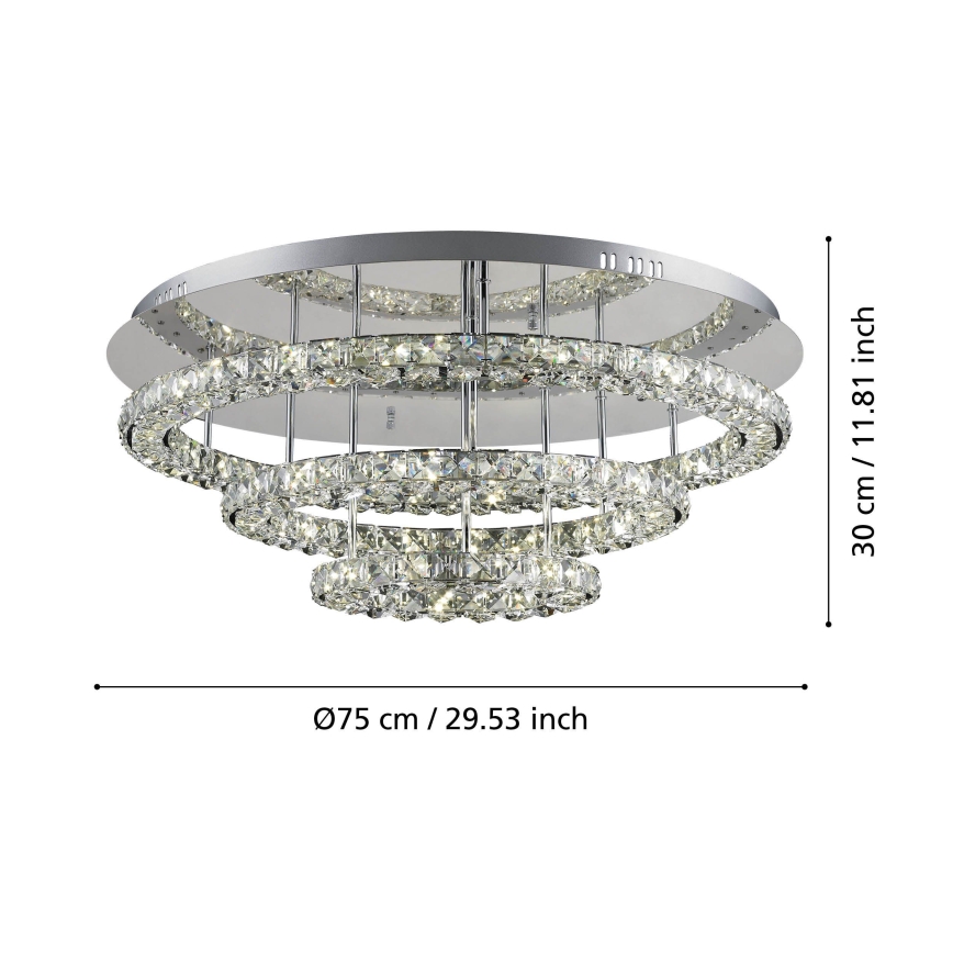 Eglo - LED Stropna svjetiljka LED/61W/230V