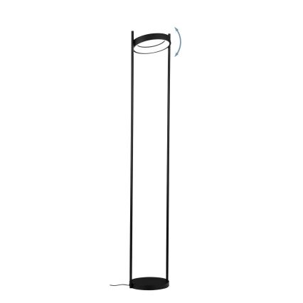 Eglo - LED Prigušiva podna lampa LED/20W/230V 3000K crna