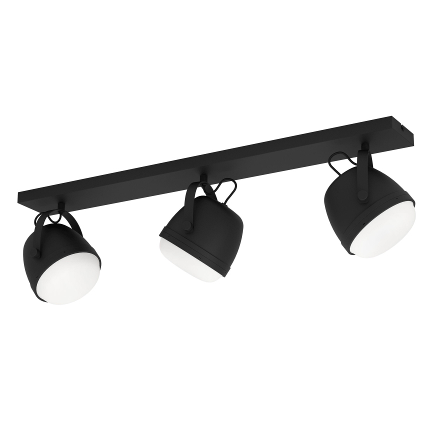 Eglo - Reflektorska svjetiljka 3xE27/28W/230V crna
