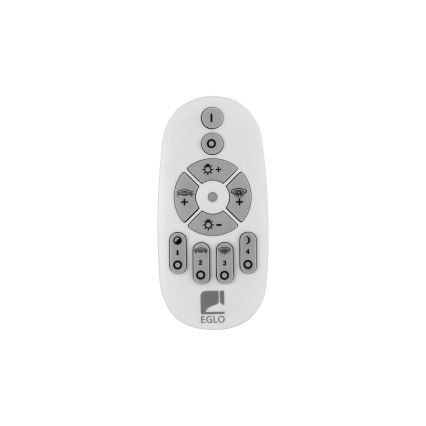 Eglo - LED Prigušivi luster na sajli 3xLED/8W/230V + 3xLED/8,5W 3000K crna + daljinski upravljač