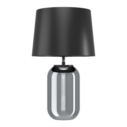 Eglo - Stolna lampa 1xE27/40W/230V crna/dimna