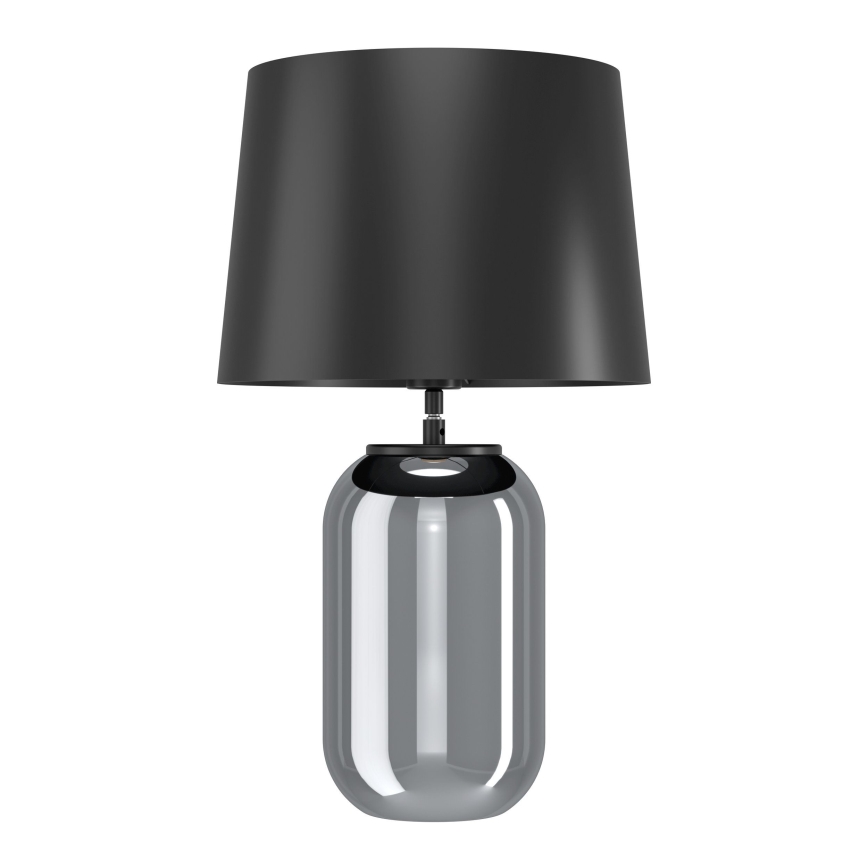 Eglo - Stolna lampa 1xE27/40W/230V crna/dimna