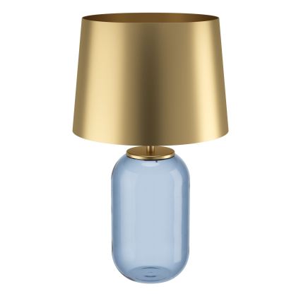 Eglo - Stolna lampa 1xE27/40W/230V zlatna/plava