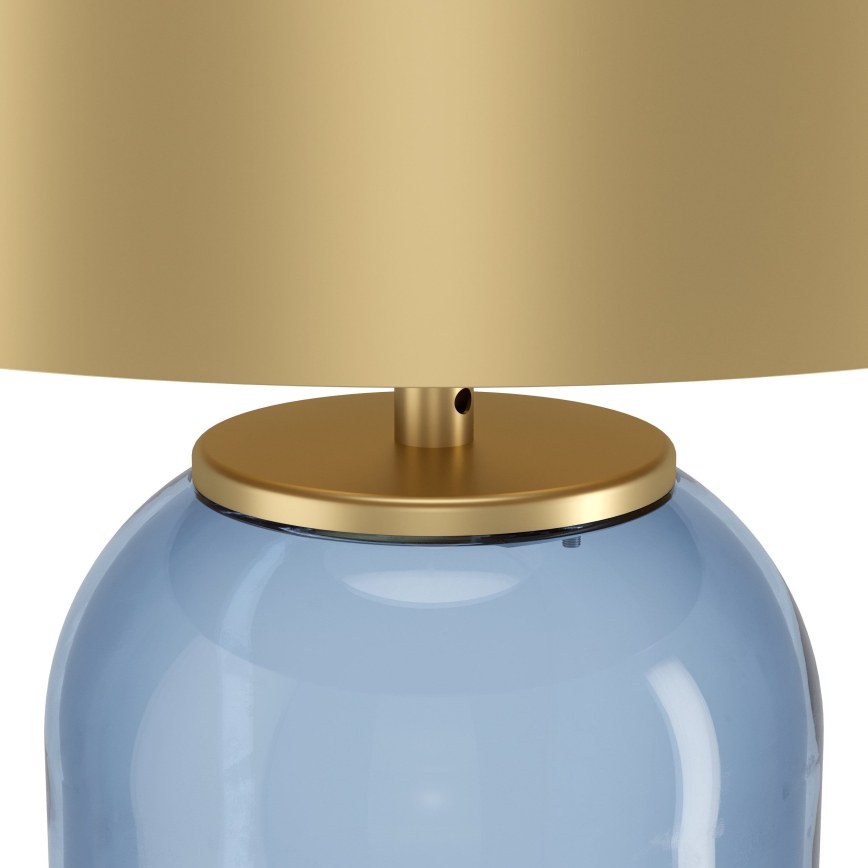 Eglo - Stolna lampa 1xE27/40W/230V zlatna/plava