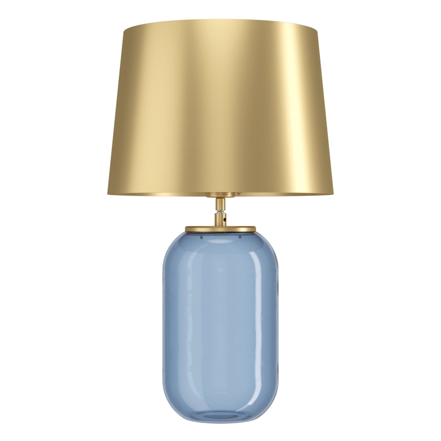 Eglo - Stolna lampa 1xE27/40W/230V zlatna/plava