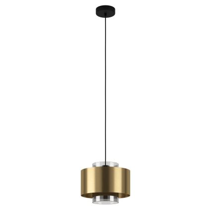 Eglo - Luster na sajli 1xE27/40W/230V zlatna