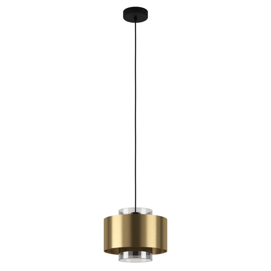 Eglo - Luster na sajli 1xE27/40W/230V zlatna