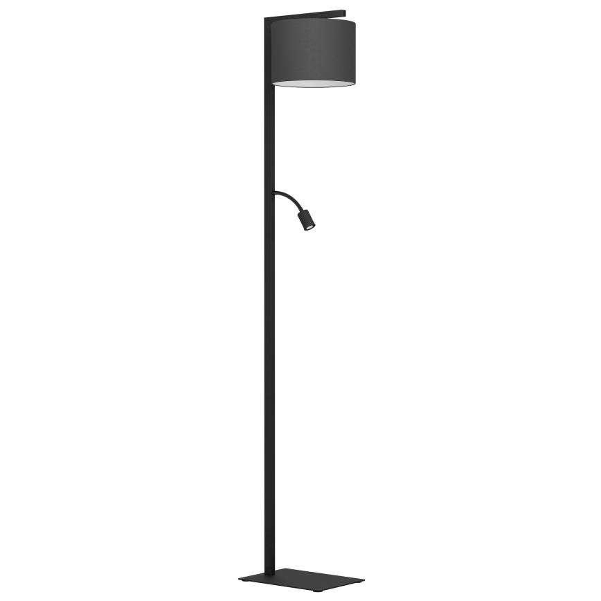 Eglo - LED Podna lampa 1xE27/40W/230V + LED/3,8W 3000K crna