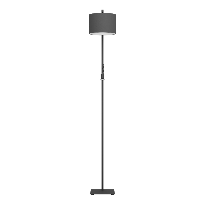 Eglo - LED Podna lampa 1xE27/40W/230V + LED/3,8W 3000K crna