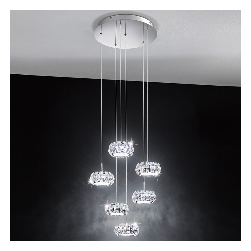 Eglo 39008 - LED Viseća svjetiljka CORLIANO 6xLED/5W/230V