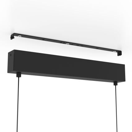 Eglo - LED Prigušivi luster na sajli 2xLED/12,5W/230V + LED/15,5W 3000K crna
