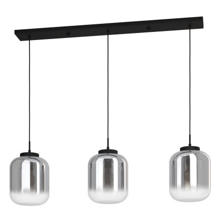 Eglo - Luster na sajli 3xE27/40W/230V dimna
