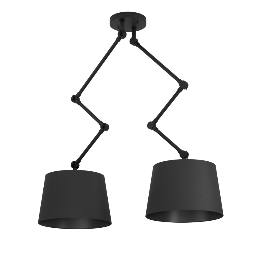 Eglo - Viseći luster 2xE27/40W/230V crna