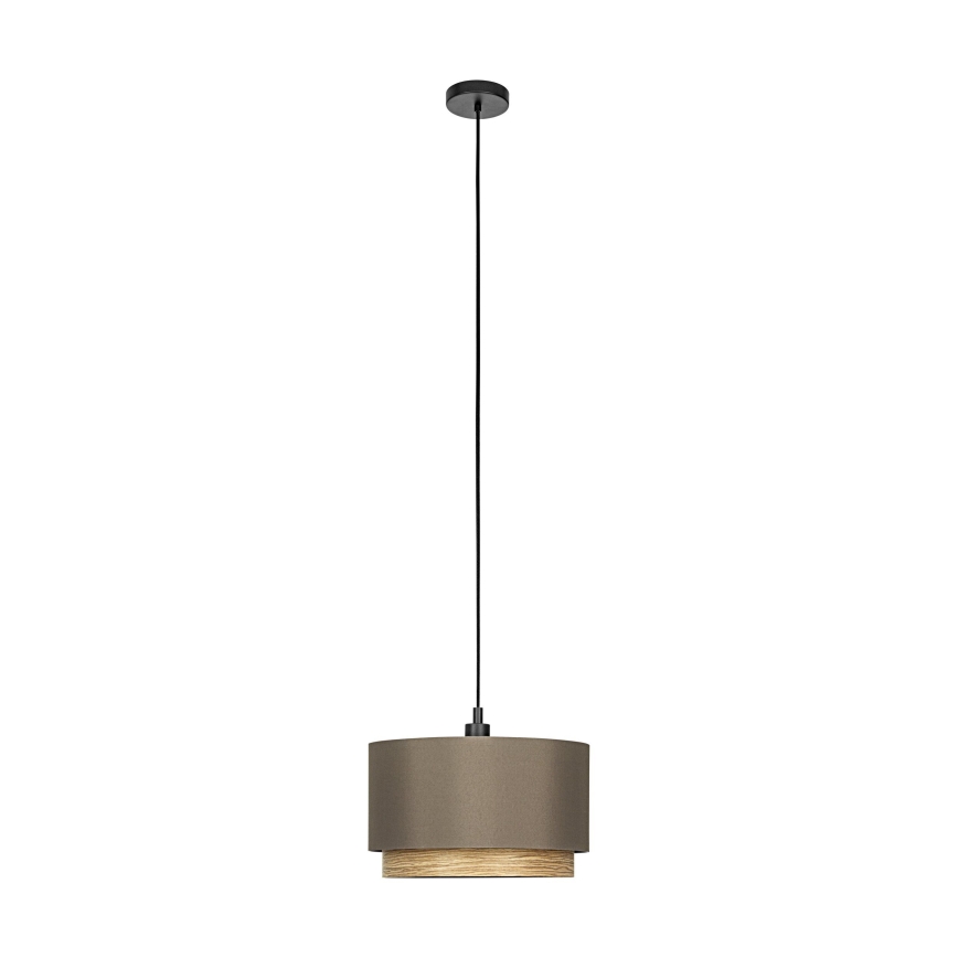 Eglo - Luster na sajli 1xE27/40W/230V smeđa