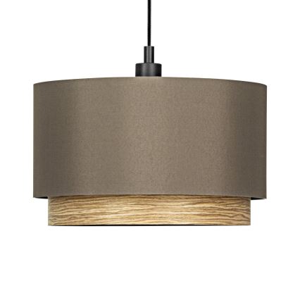 Eglo - Luster na sajli 1xE27/40W/230V smeđa