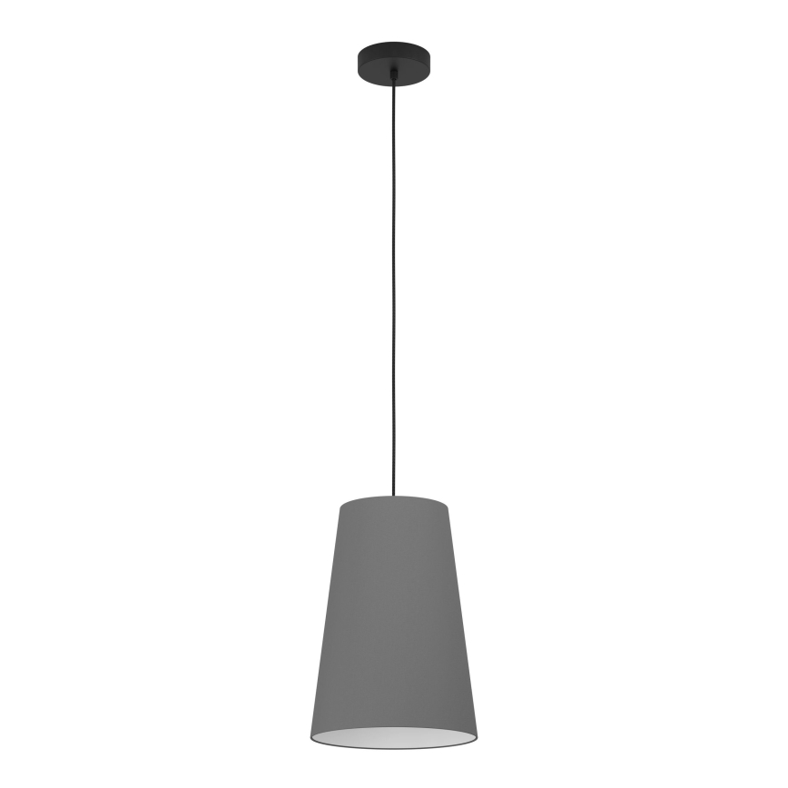 Eglo - Luster na sajli 1xE27/40W/230V siva