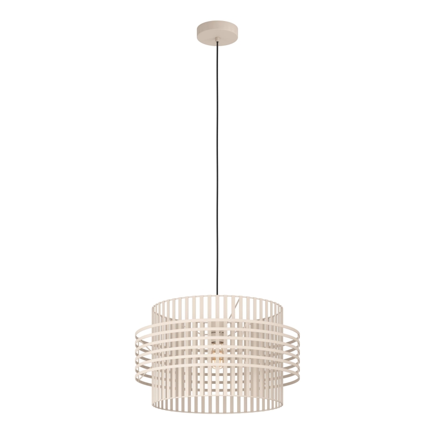 Eglo - Luster na sajli 1xE27/40W/230V pr. 48 cm krem