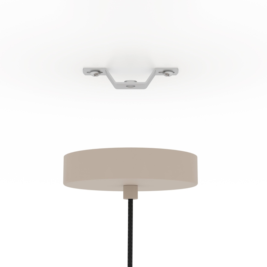 Eglo - Luster na sajli 1xE27/40W/230V pr. 48 cm krem