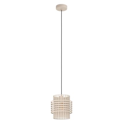 Eglo - Luster na sajli 1xE27/40W/230V pr. 21 cm krem