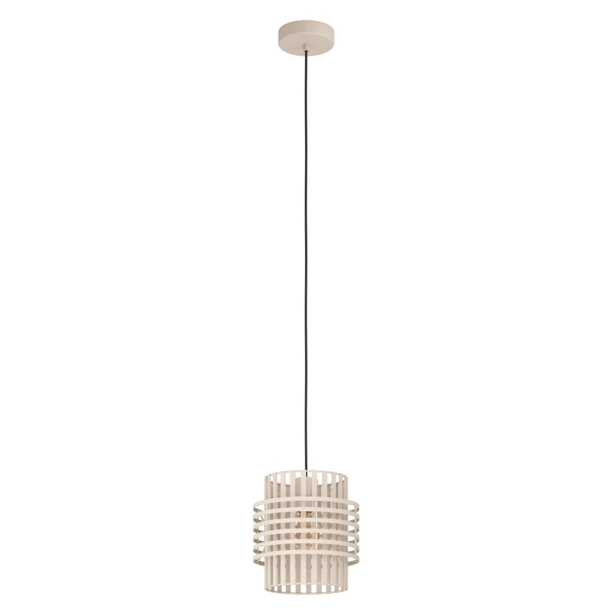 Eglo - Luster na sajli 1xE27/40W/230V pr. 21 cm krem