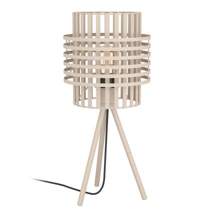 Eglo - Podna lampa 1xE27/40W/230V krem