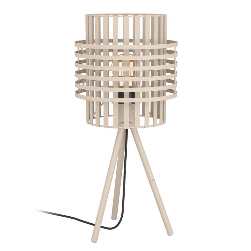 Eglo - Podna lampa 1xE27/40W/230V krem