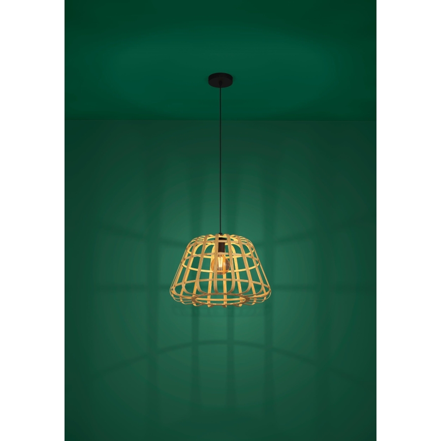 Eglo - Luster na sajli 1xE27/40W/230V pr. 50 cm bambus