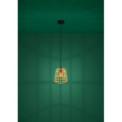 Eglo - Luster na sajli 1xE27/40W/230V pr. 24 cm bambus