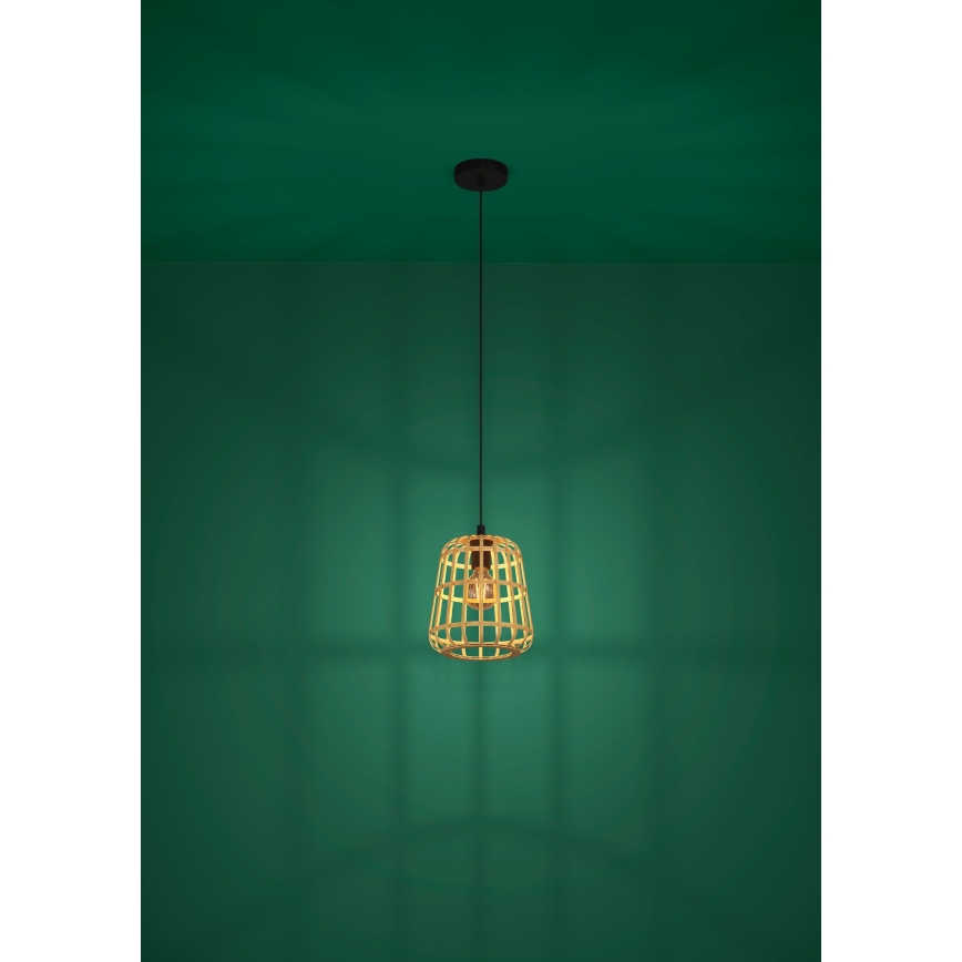 Eglo - Luster na sajli 1xE27/40W/230V pr. 24 cm bambus