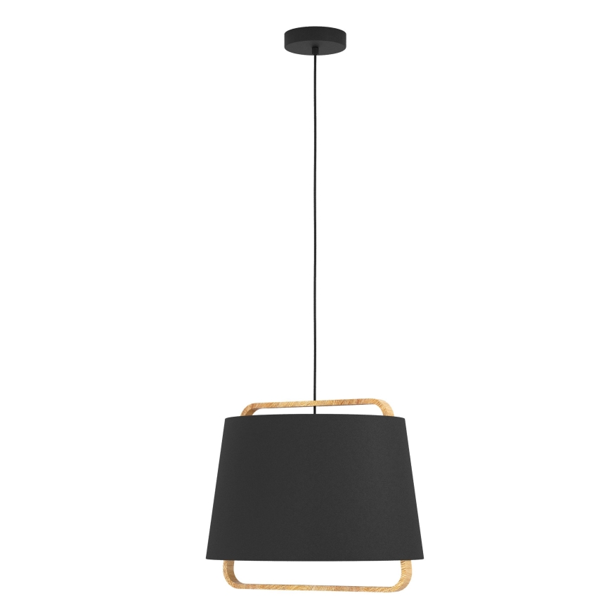 Eglo - Luster na sajli 1xE27/40W/230V crna