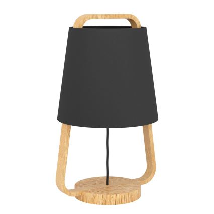 Eglo - Stolna lampa 1xE27/40W/230V crna