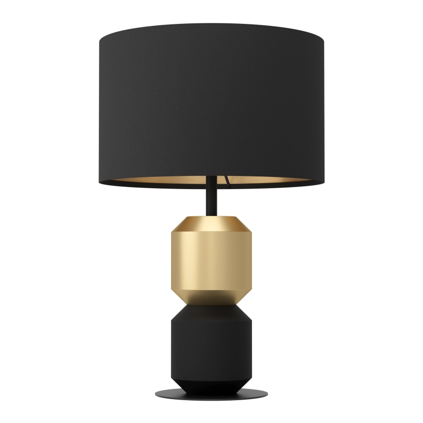 Eglo - Stolna lampa 1xE27/40W/230V crna/zlatna