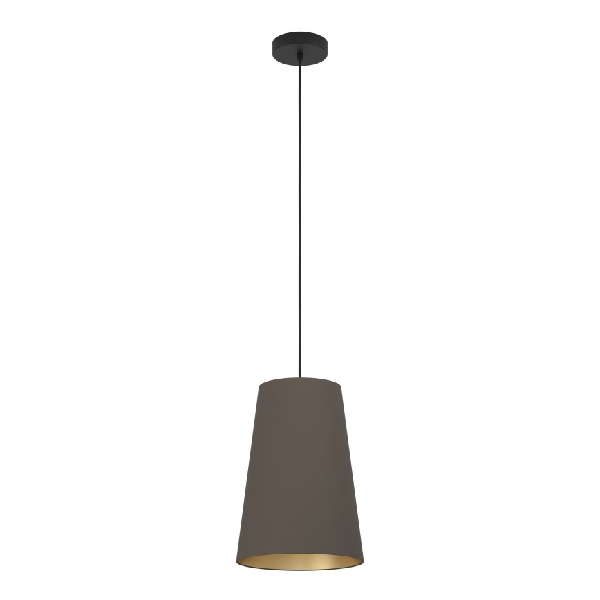 Eglo - Luster na sajli 1xE27/40W/230V smeđa