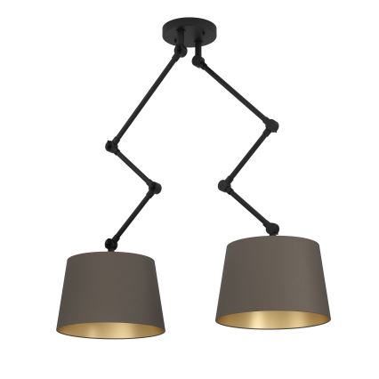 Eglo - Viseći luster 2xE27/40W/230V smeđa