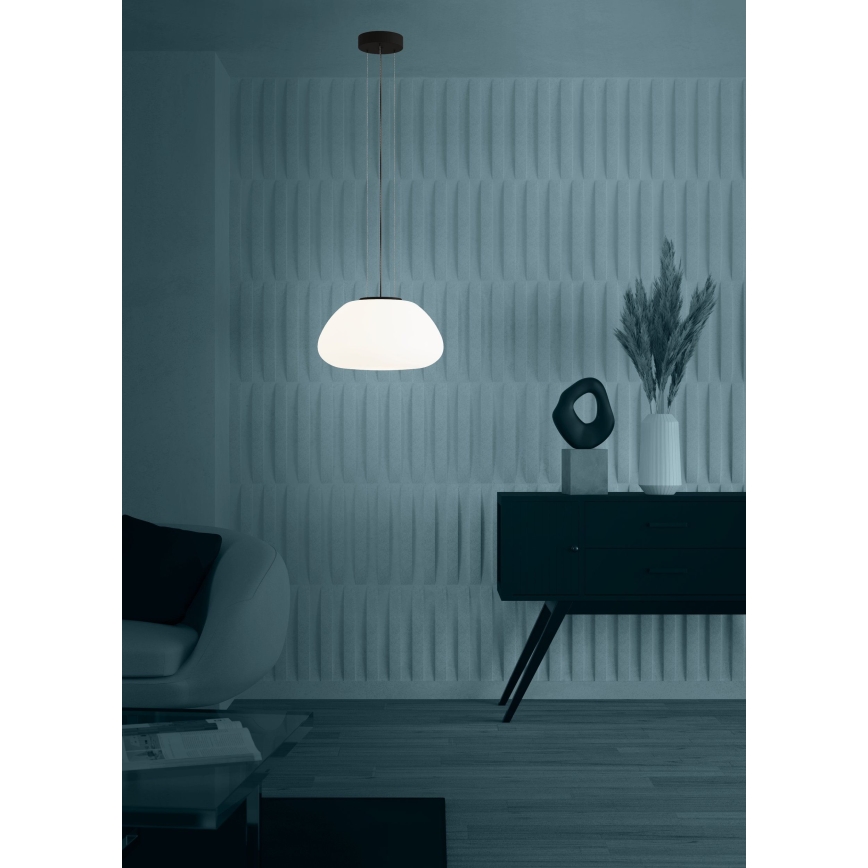 Eglo - Luster na sajli 1xE27/40W/230V crna