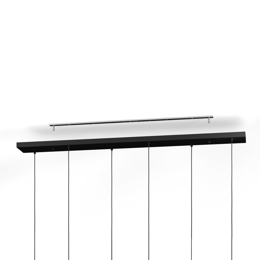 Eglo - Luster na sajli 6xE27/40W/230V crna