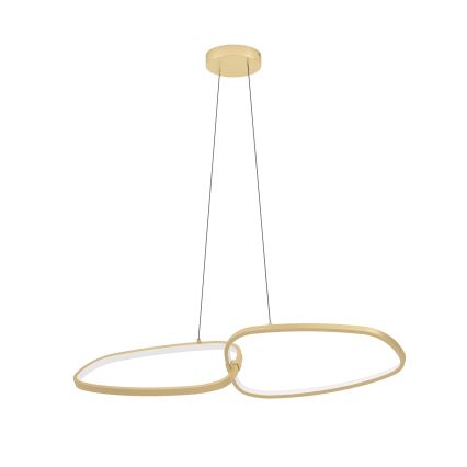 Eglo - LED Prigušivi luster na sajli LED/37,5W/230V 3000K zlatna