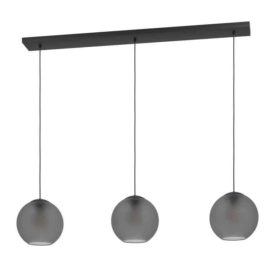 Eglo - Luster na sajli 3xE27/40W/230V dimna