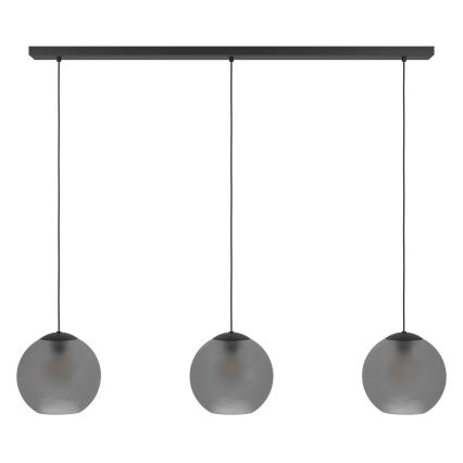 Eglo - Luster na sajli 3xE27/40W/230V dimna