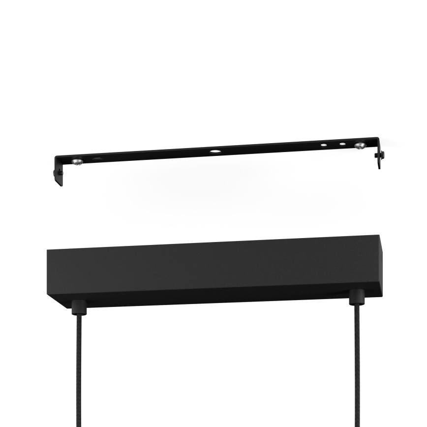 Eglo - LED Prigušivi luster na sajli LED/28,8W/230V 3000K crna/smeđa