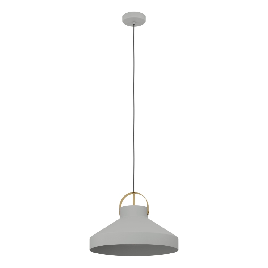 Eglo - Luster na sajli 1xE27/40W/230V siva