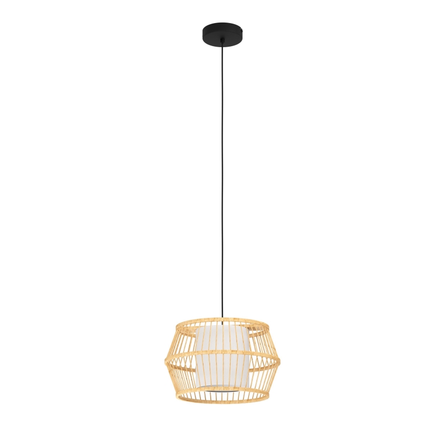 Eglo - Luster na sajli 1xE27/40W/230V bambus