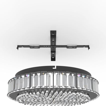 Eglo - LED Prigušiva stropna svjetiljka LED/23,5W/230V 4000K crna