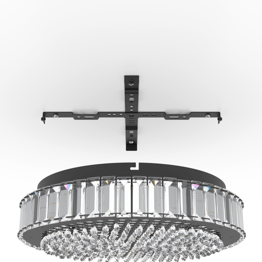 Eglo - LED Prigušiva stropna svjetiljka LED/23,5W/230V 4000K crna