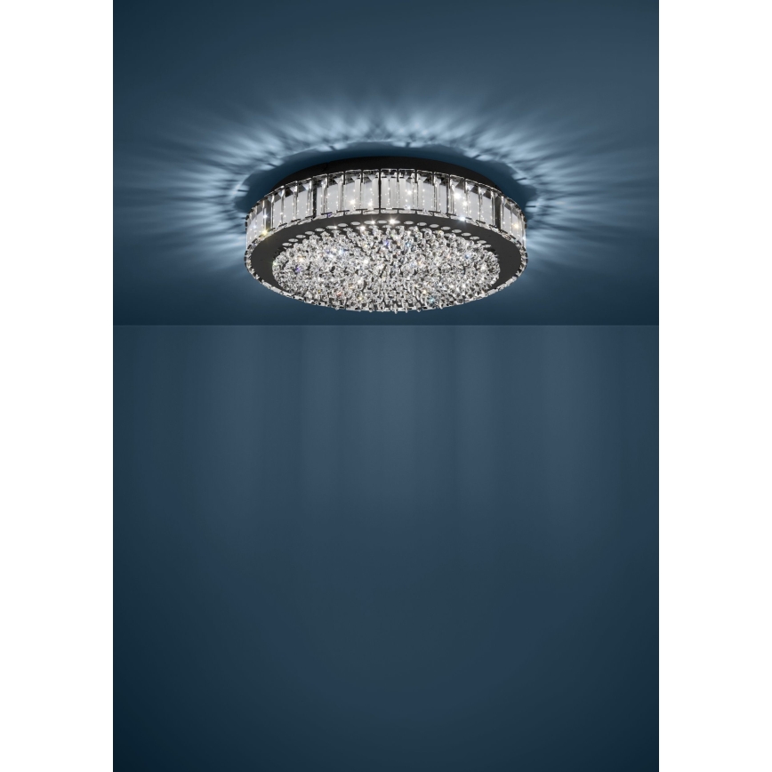 Eglo - LED Prigušiva stropna svjetiljka LED/23,5W/230V 4000K crna