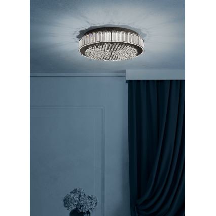 Eglo - LED Prigušiva stropna svjetiljka LED/23,5W/230V 4000K crna