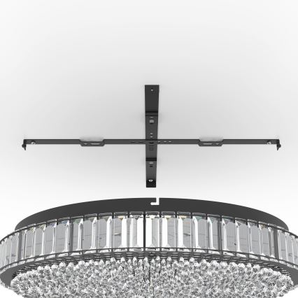 Eglo - LED Prigušiva stropna svjetiljka LED/52,4W/230V 4000K crna