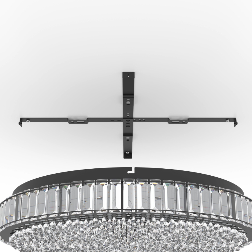 Eglo - LED Prigušiva stropna svjetiljka LED/52,4W/230V 4000K crna