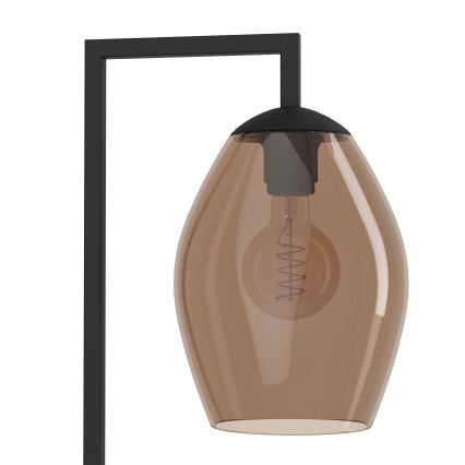 Eglo - Podna lampa 1xE27/40W/230V smeđa
